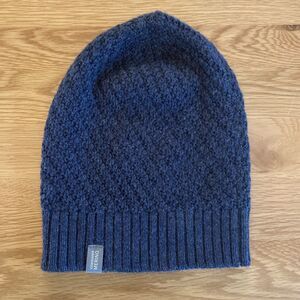 Icebreaker Merino Wool Blend Grey Women's Beanie Knit‎ Hat One Size